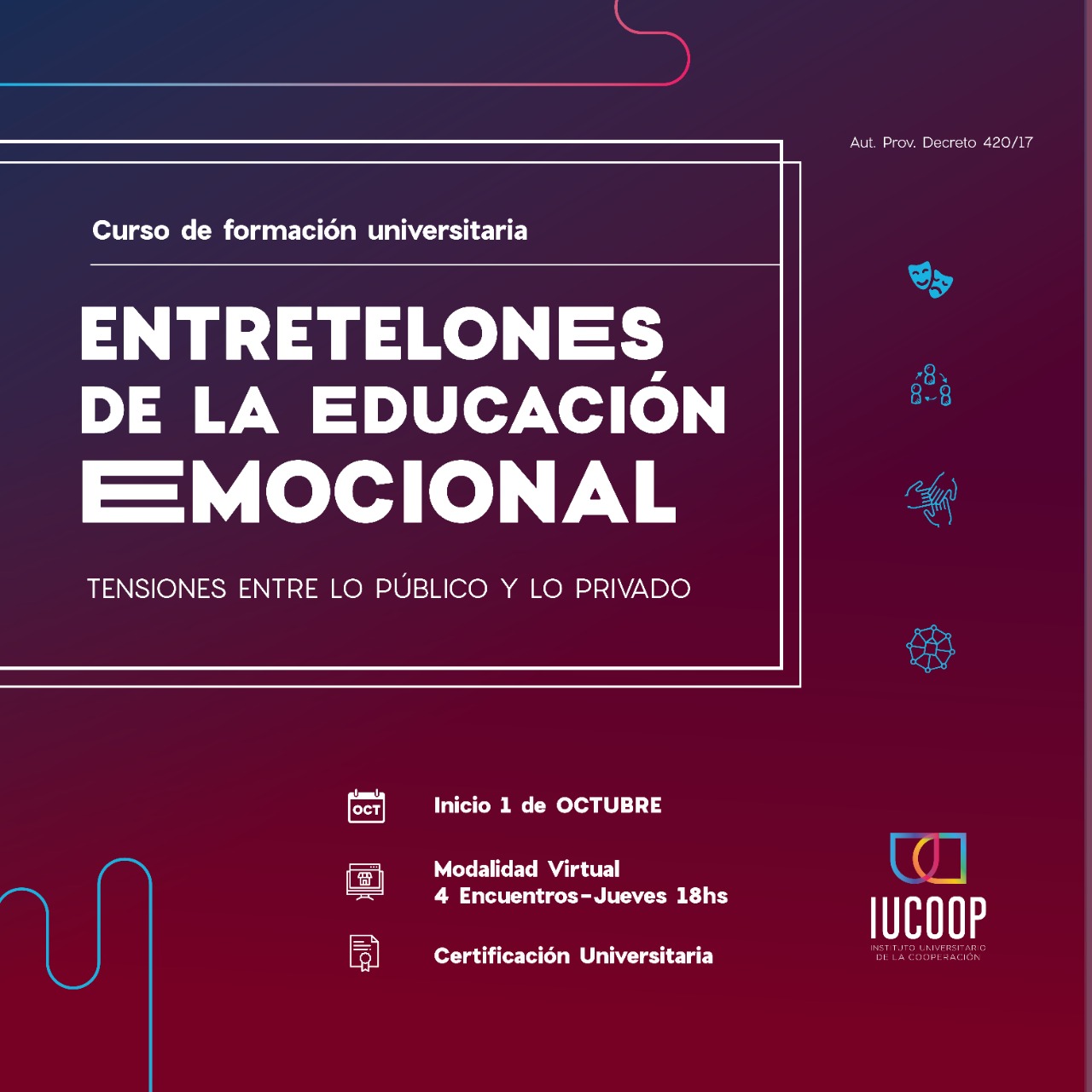 Curso entretelones de la educación emocional