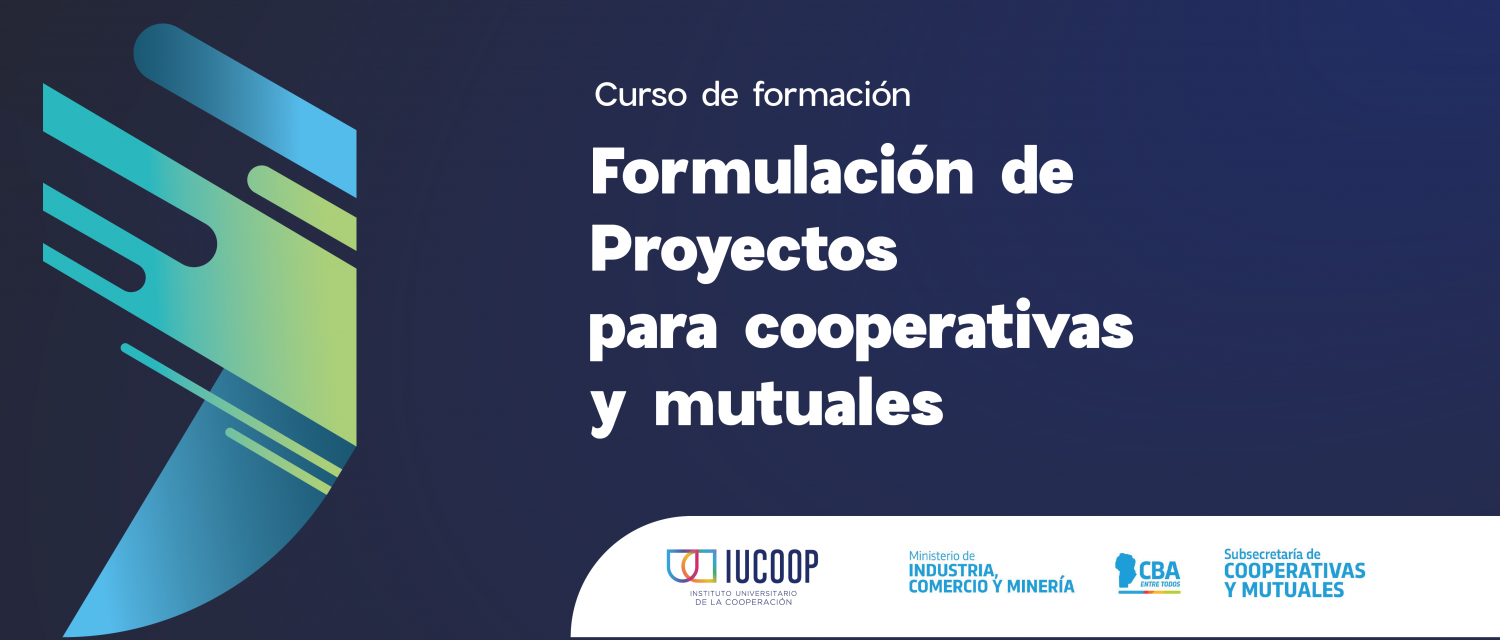 Formulación de proyectos para cooperativas y mutuales